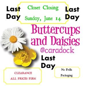 Closet Closing Today! 🌼 Prices Slashed!
